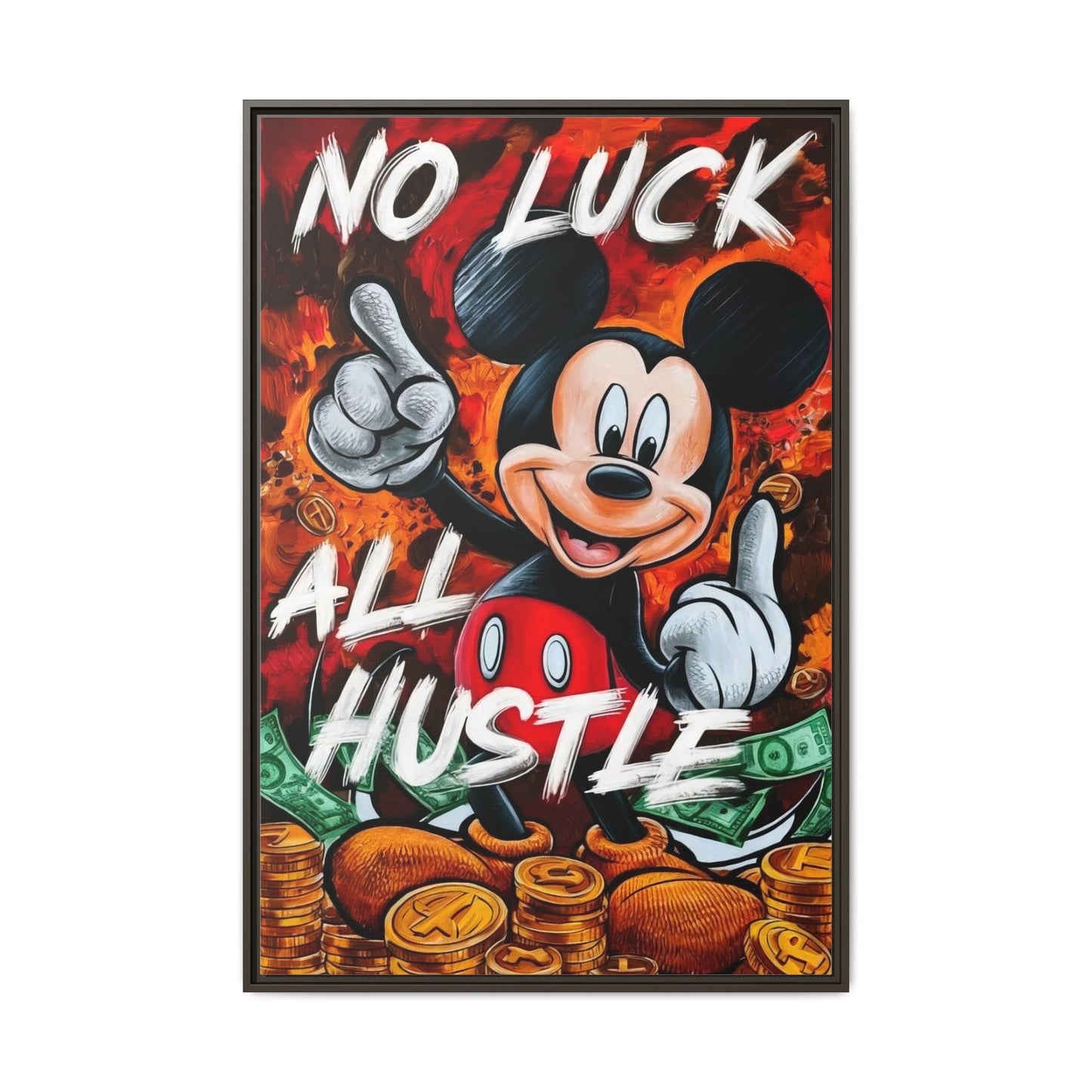 NO LUCK, ALL HUSTLE